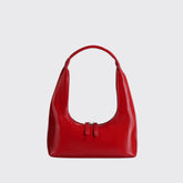 Red Retro Baguette Bag